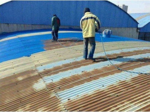 彩鋼頂噴漆連工帶料多少錢一平方？